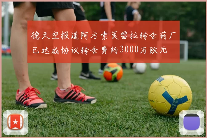 德天空报道阿方索莫雷拉转会药厂已达成协议转会费约3000万欧元